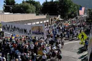 The fun run has started